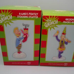 Dept 56 Grinch Village Accessories : Galooks Party Favors / Who's stocking stuff